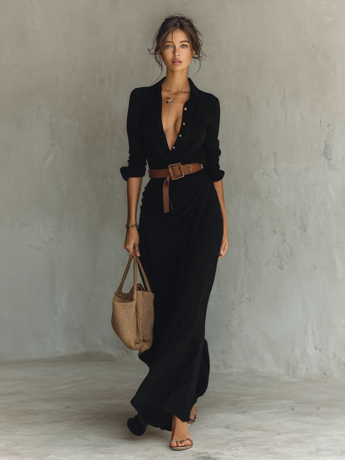 Vestido Beige Arena