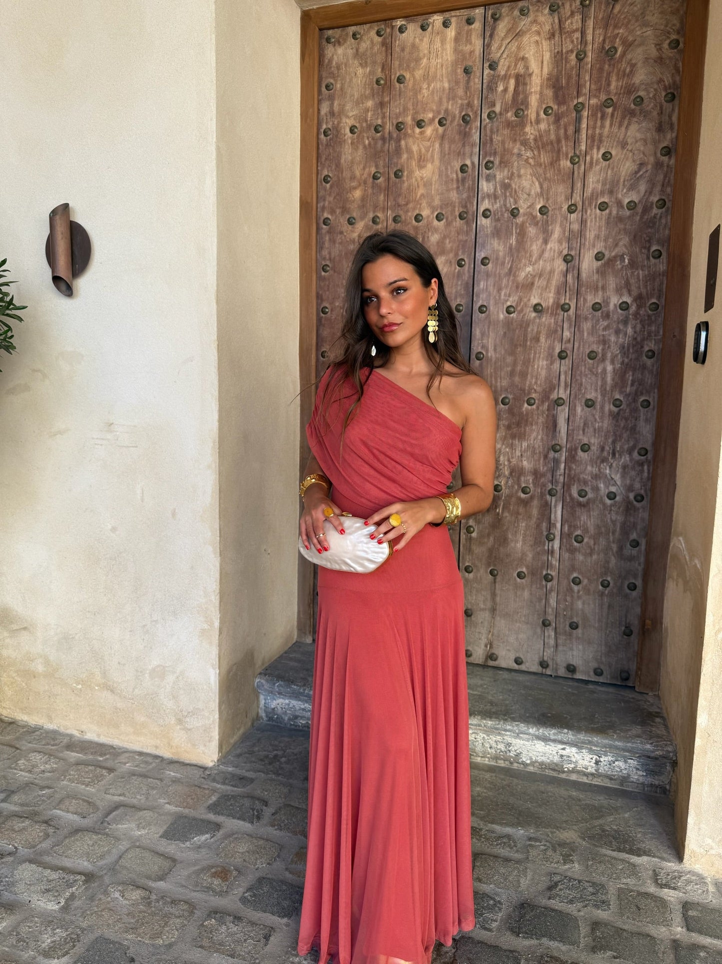 Vestido Toledo Terracota - Edición Mediterránea