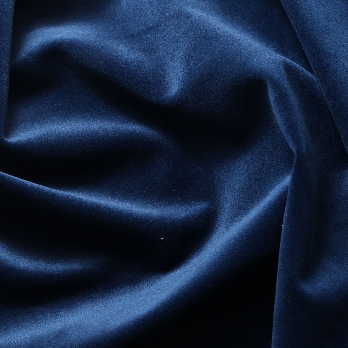 Vestido Mini Terciopelo Azul Medianoche Bordado Encaje