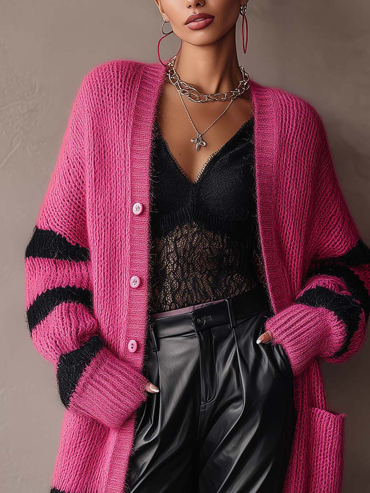 Cárdigan Fucsia Valery