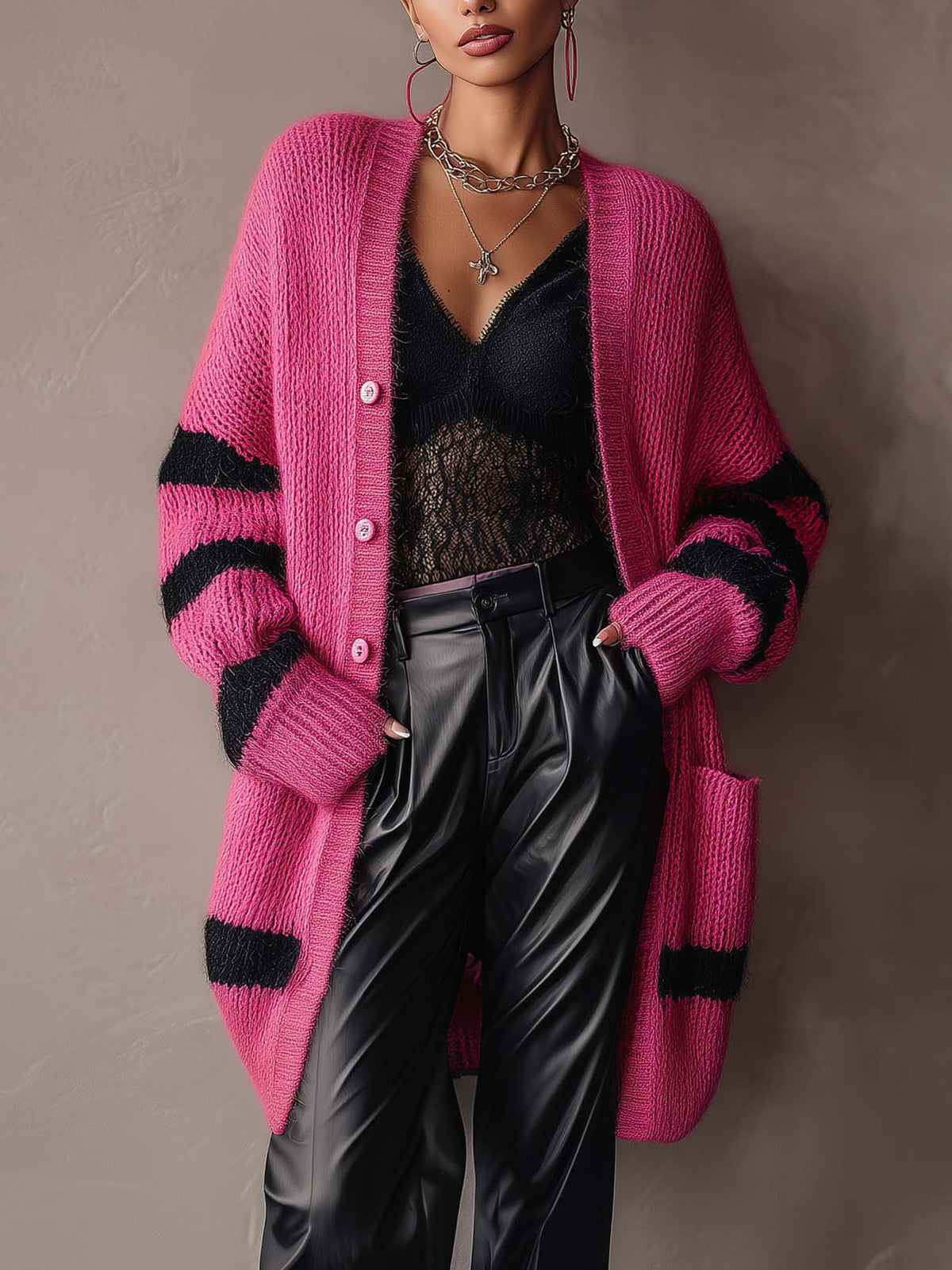 Cárdigan Fucsia Valery