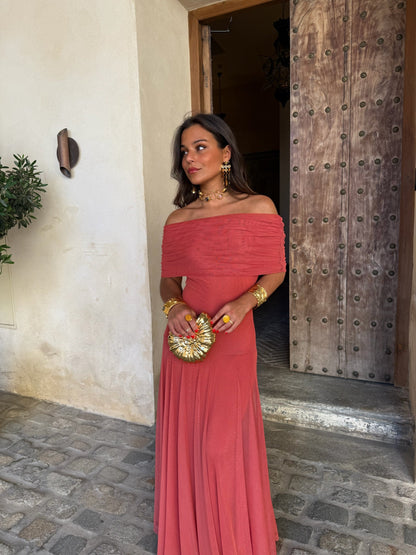 Vestido Toledo Terracota - Edición Mediterránea