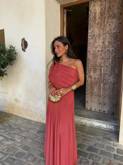 Vestido Toledo Terracota - Edición Mediterránea
