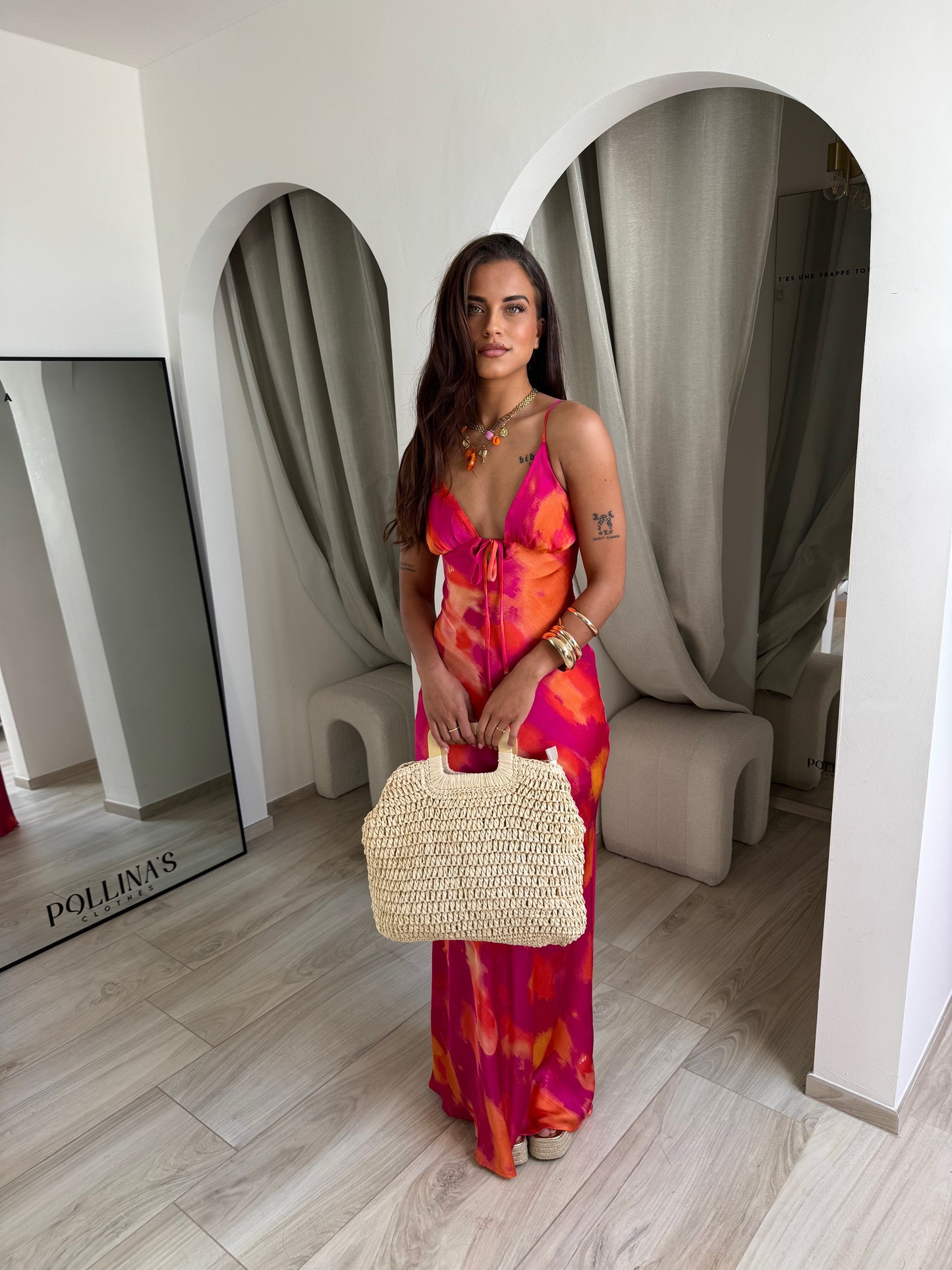 Vestido Largo Ibiza Coral