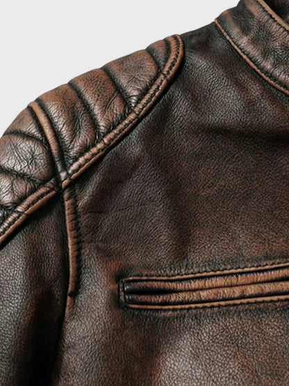 Javier | Chaqueta de Cuero Impactante