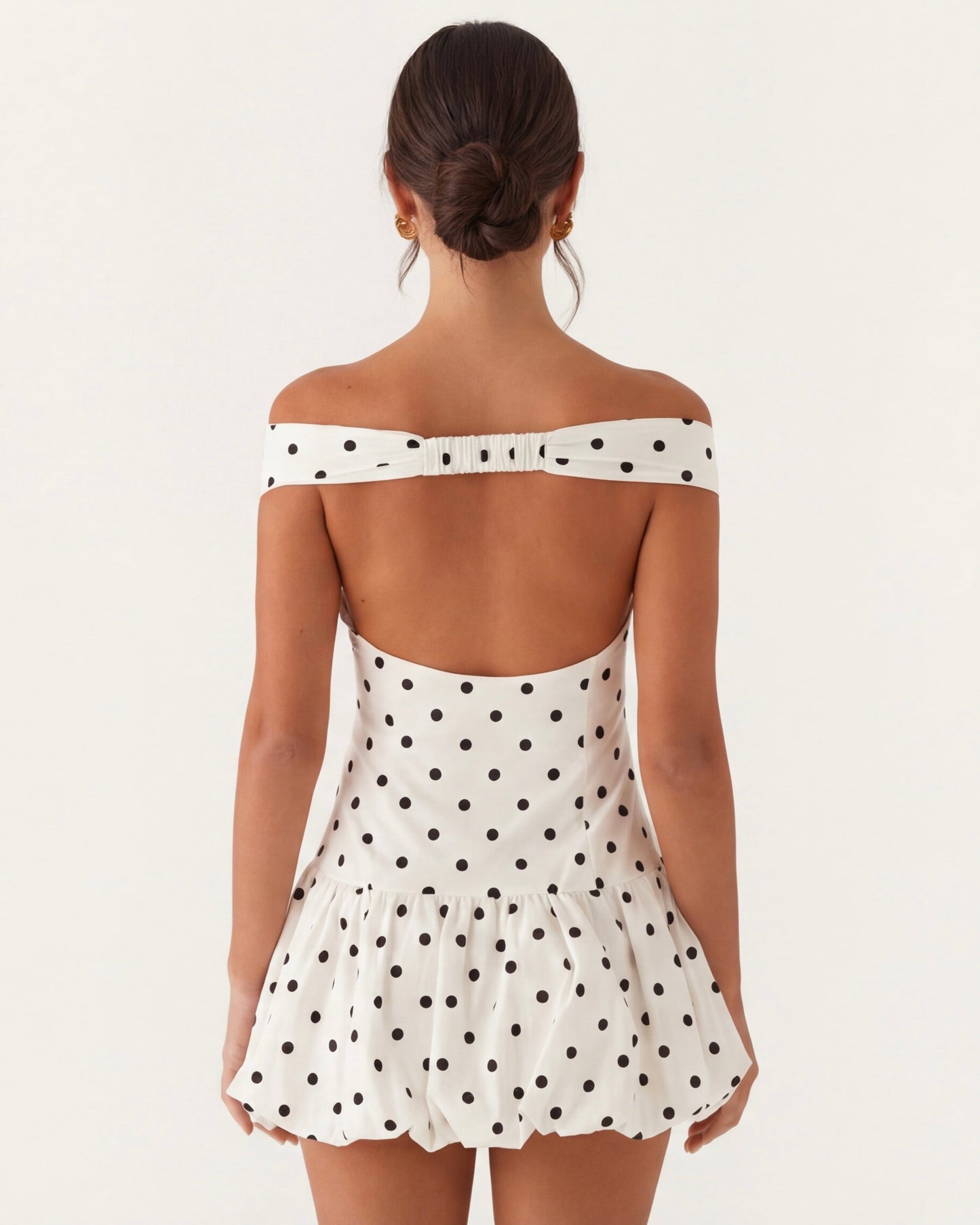 Vestido Sweetheart Polka